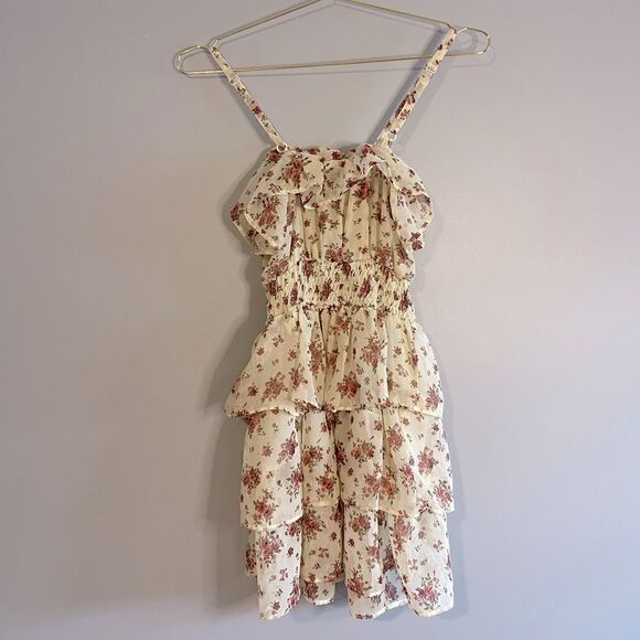 Chesley Cottagecore Floral Mini Dress | SZ M - Picture 5 of 13